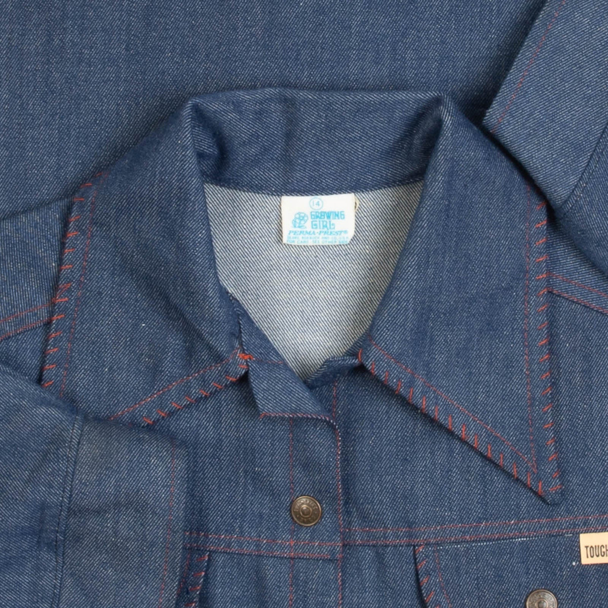 WOMEN'S VINTAGE 1980S SEARS DENIM JACKET - SMALL