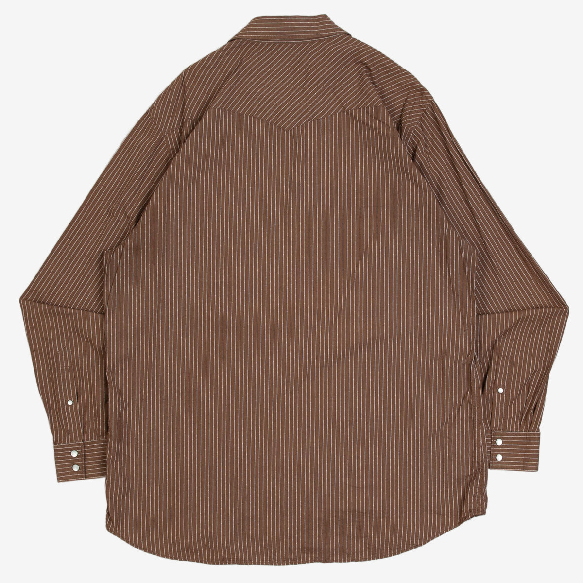 MEN'S VINTAGE STRIPED WESTERN SHIRT - X-LARGE