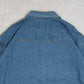 MEN'S VINTAGE 1990S DENIM WESTERN SHIRT - XXX-LARGE