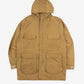 MEN'S VINTAGE WOOLRICH HOODED FULL ZIP UTILITY PARKA JACKET - MEDIUM