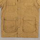MEN'S VINTAGE WOOLRICH HOODED FULL ZIP UTILITY PARKA JACKET - MEDIUM