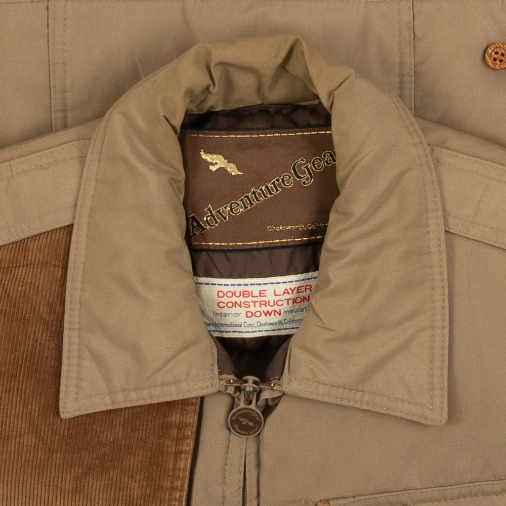 MEN'S VINTAGE 1990S PADDED GILET VEST JACKET - SMALL
