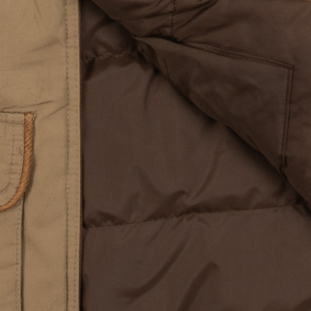 MEN'S VINTAGE 1990S PADDED GILET VEST JACKET - SMALL