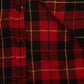 MEN'S VINTAGE CHECKED WOOL STYLE SHIRT JACKET - LARGE