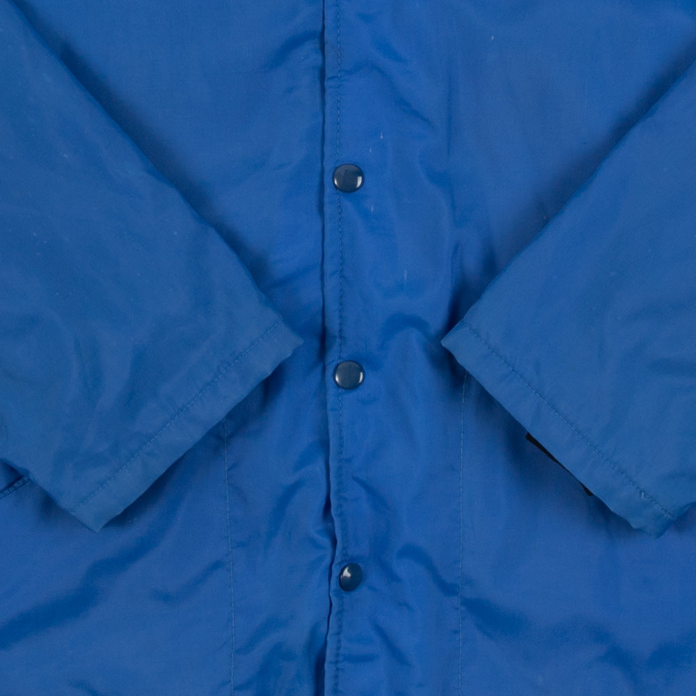 MEN'S VINTAGE 1990S FLEECE LINED COACH JACKET - SMALL