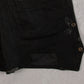 MEN'S VINTAGE 1990S LEATHER GILET VEST JACKET - SMALL