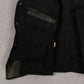 MEN'S VINTAGE 1990S LEATHER GILET VEST JACKET - SMALL