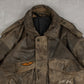 MEN'S VINTAGE 1990S LEATHER FLIGHT JACKET - LARGE