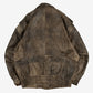MEN'S VINTAGE 1990S LEATHER FLIGHT JACKET - LARGE