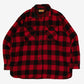 MEN'S VINTAGE 1980S SHIRT JACKET - LARGE