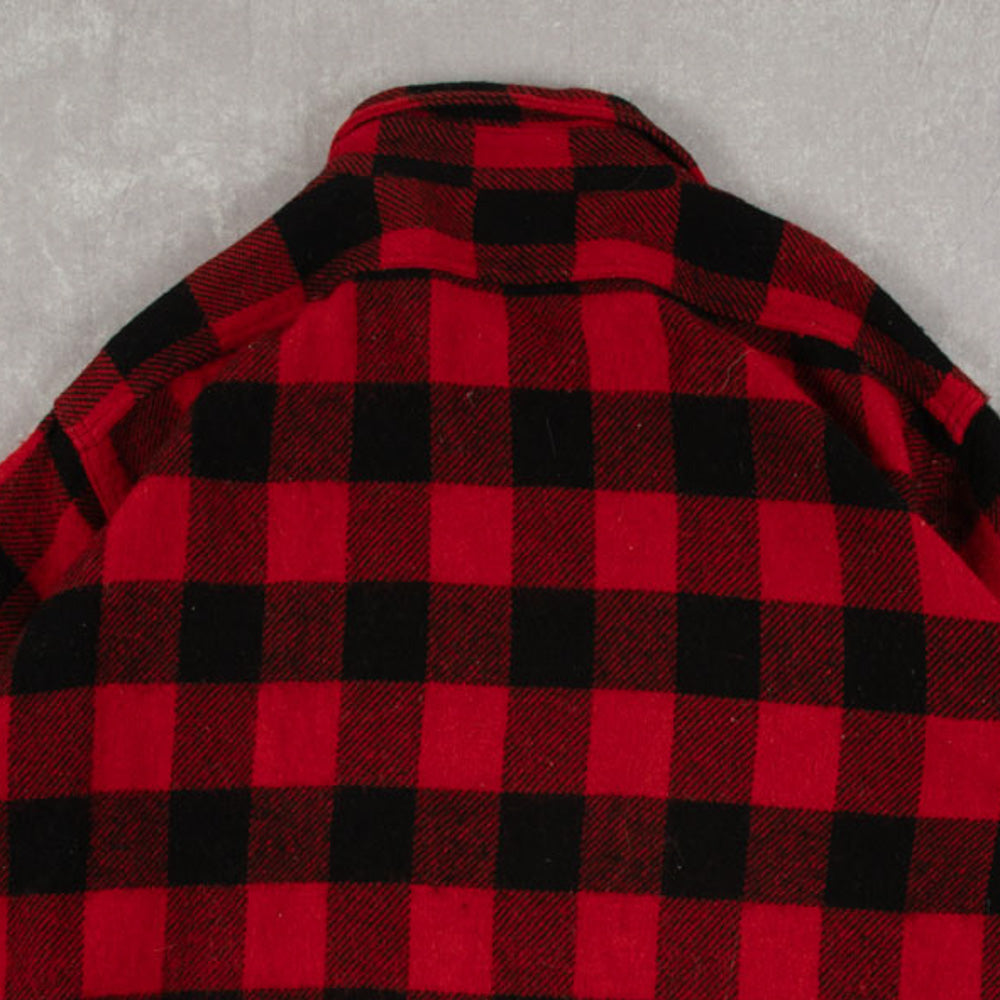 MEN'S VINTAGE 1980S SHIRT JACKET - LARGE