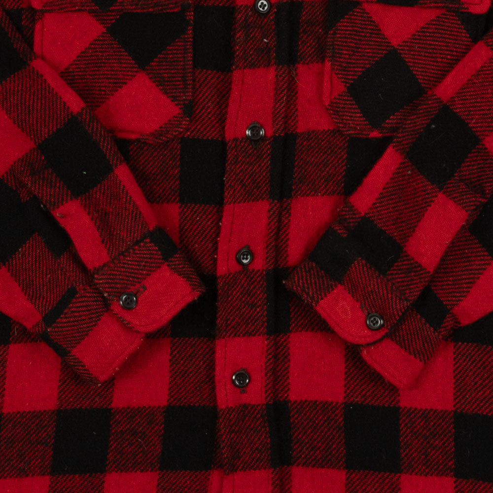 MEN'S VINTAGE 1980S SHIRT JACKET - LARGE