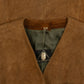 MEN'S VINTAGE 1990S SUEDE GILET VEST JACKET - LARGE