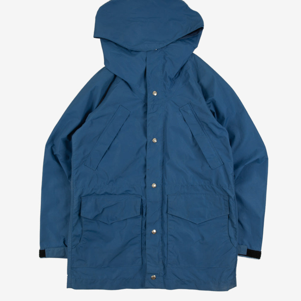 MEN'S VINTAGE 1990S HOODED FULL ZIP RAINCOAT JACKET - MEDIUM