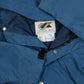 MEN'S VINTAGE 1990S HOODED FULL ZIP RAINCOAT JACKET - MEDIUM