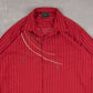 MEN'S VINTAGE STRIPED WESTERN SHIRT - XX-LARGE