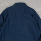 MEN'S VINTAGE 1970S DENIM WESTERN SHIRT - XX-LARGE