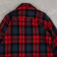 MEN'S VINTAGE 1990S CHECKED WOOL SHIRT - LARGE