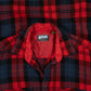 MEN'S VINTAGE 1990S CHECKED WOOL SHIRT - LARGE