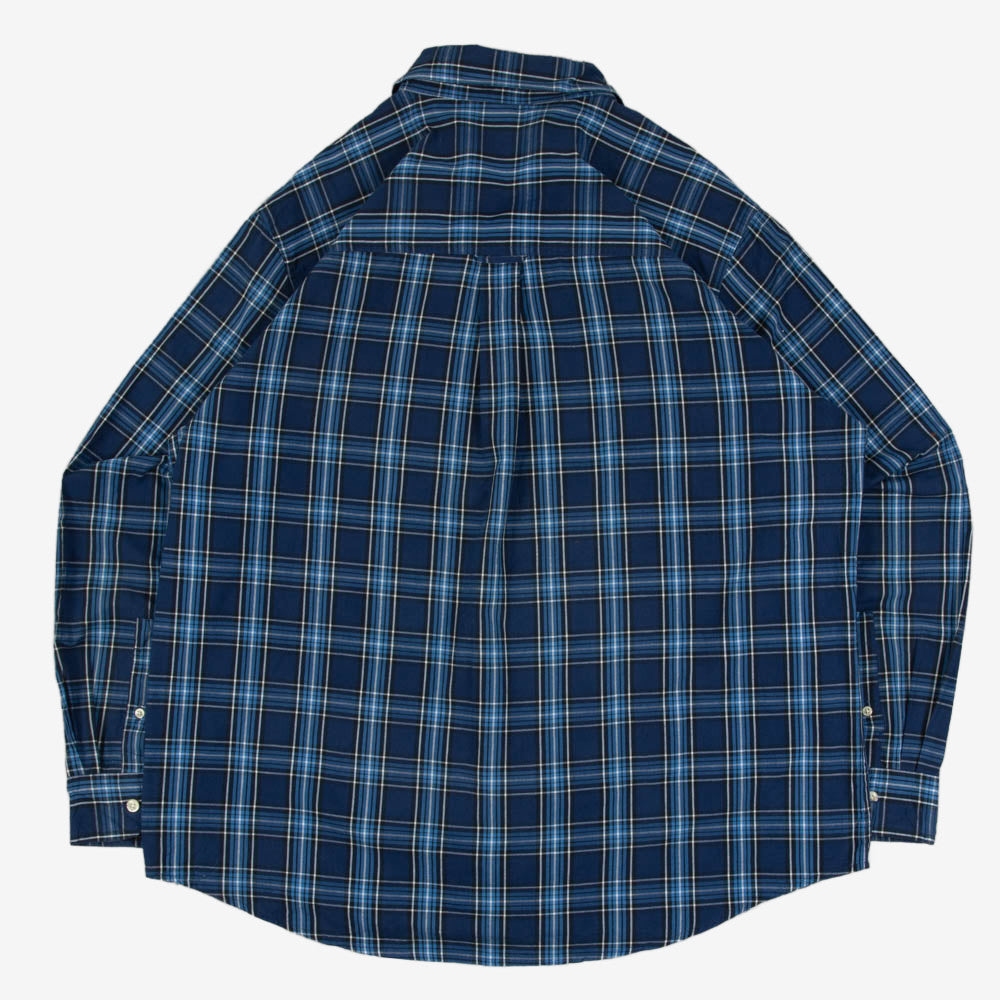 MEN'S VINTAGE CHAPS CHECKED LONG SLEEVE SHIRT LARGE