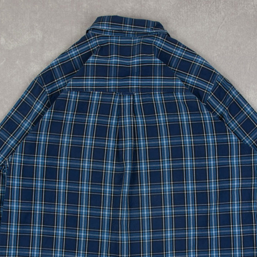 MEN'S VINTAGE CHAPS CHECKED LONG SLEEVE SHIRT LARGE