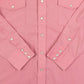 MEN'S VINTAGE 1990S WESTERN LONG SLEEVE SHIRT - LARGE