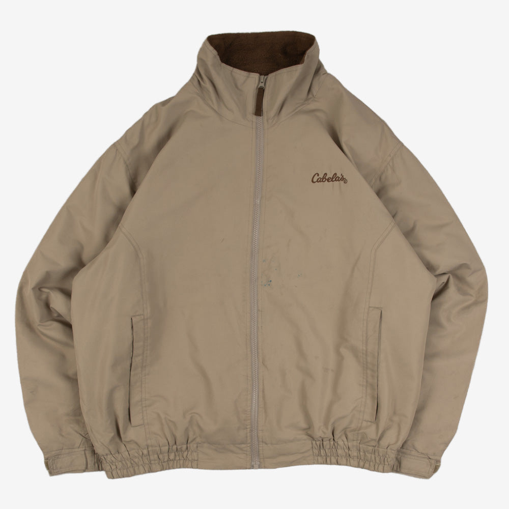 MEN'S VINTAGE FLEECE LINED FULL ZIP JACKET - LARGE
