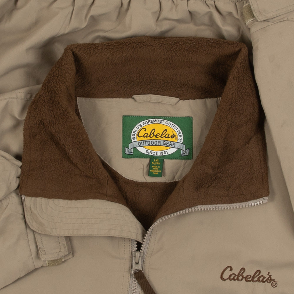 MEN'S VINTAGE FLEECE LINED FULL ZIP JACKET - LARGE