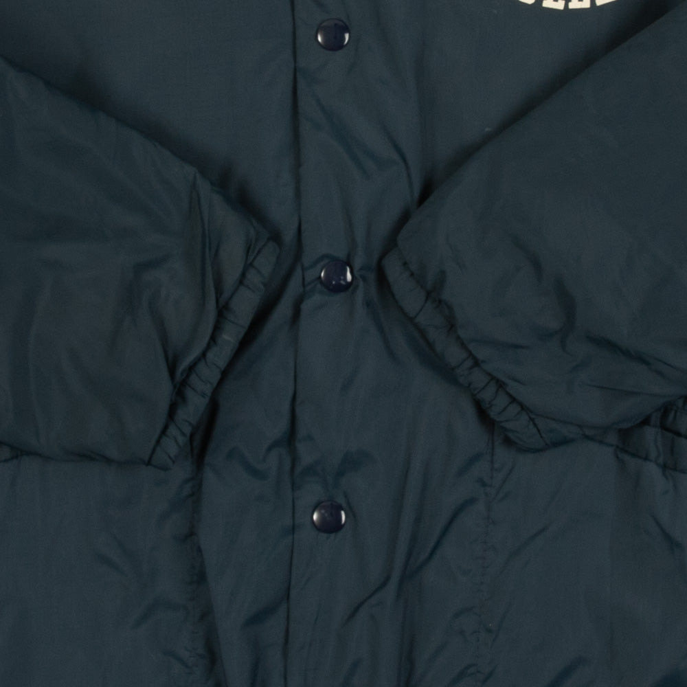 MEN'S VINTAGE MACOMB COLLEGE FLEECE LINED COACH JACKET - MEDIUM