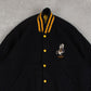 MEN'S VINTAGE NAVY ACADEMY FOOTBALL VARSITY JACKET - X-LARGE
