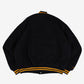 MEN'S VINTAGE NAVY ACADEMY FOOTBALL VARSITY JACKET - X-LARGE