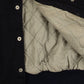 MEN'S VINTAGE NAVY ACADEMY FOOTBALL VARSITY JACKET - X-LARGE