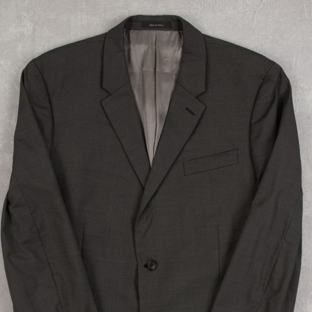 MEN'S VINTAGE CALVIN KLEIN PINSTRIPE BLAZER JACKET - LARGE