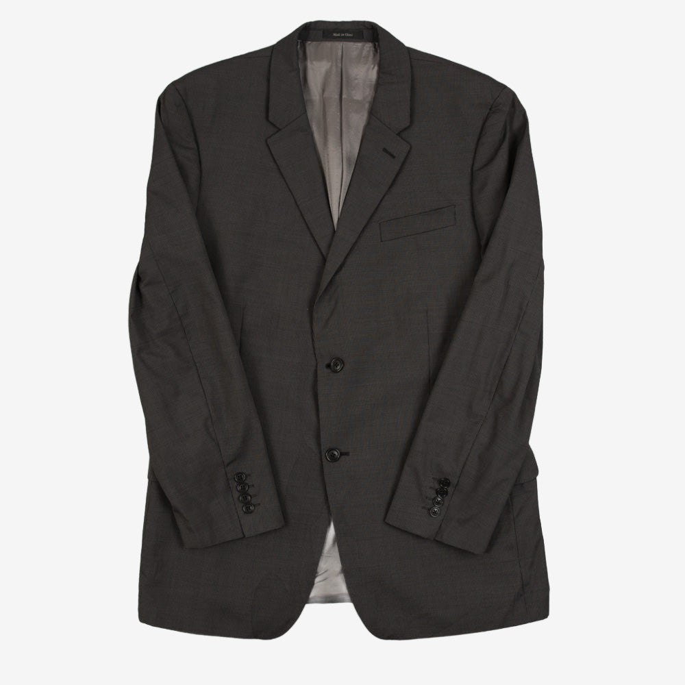 MEN'S VINTAGE CALVIN KLEIN PINSTRIPE BLAZER JACKET - LARGE