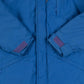 MEN'S VINTAGE 1990S COLUMBIA FULL ZIP PADDED HOODED JACKET - MEDIUM
