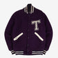 MEN'S VINTAGE 1990S WOOL VARISTY BOMBER JACKET - MEDIUM