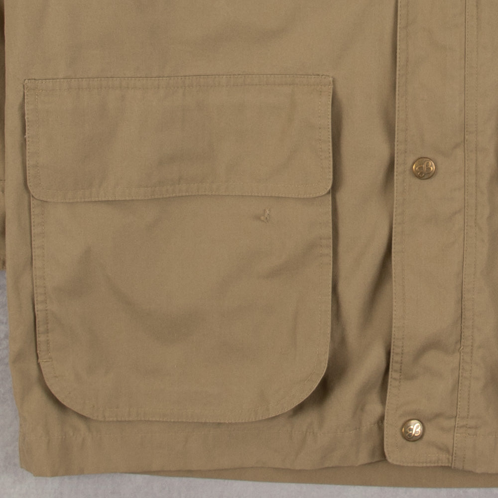 MEN'S VINTAGE EDDIE BAUER FLEECE LINED FULL ZIP JACKET - MEDIUM