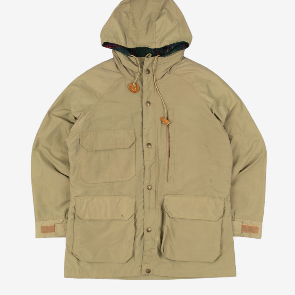 MEN'S VINTAGE 1990S FULL ZIP HOODED JACKET - SMALL