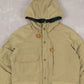MEN'S VINTAGE 1990S FULL ZIP HOODED JACKET - SMALL