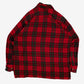 MEN'S VINTAGE 1990S CHECKED WOOL STYLE FLANNEL SHIRT - LARGE