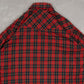 MEN'S VINTAGE CHECKED WESTERN SHIRT - X-LARGE
