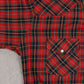 MEN'S VINTAGE CHECKED WESTERN SHIRT - X-LARGE