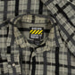 MEN'S VINTAGE CHECKED LONG SLEEVE SHIRT - LARGE