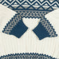 MEN'S VINTAGE STRUCTURED PATTERNED KNITTED JUMPER - X-LARGE
