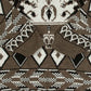 MEN'S VINTAGE 1990S PATTERNED KNITTED QUARTER ZIP JUMPER - X-LARGE