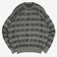 MEN'S VINTAGE 1990S PATTERNED KNITTED CARDIGAN - LARGE