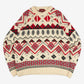 MEN'S VINTAGE 1990S MADE IN ITALY PATTERNED KNITTED JUMPER - LARGE