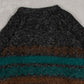 MEN'S VINTAGE 1990S PATTERNED KNITTED JUMPER - MEDIUM