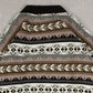 MEN'S VINTAGE 1990S PATTERNED KNITTED JUMPER - LARGE