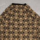 MEN'S VINTAGE STRUCTURED PATTERNED KNITTED JUMPER - X-LARGE